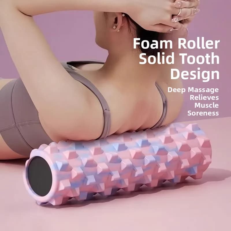 Foam Roller for Muscle Relaxation, Yoga Equipment, Massage Wheel for Weight Loss Legs, Fitness Exercise Equipment, Brand ABENIOR, PVC But...