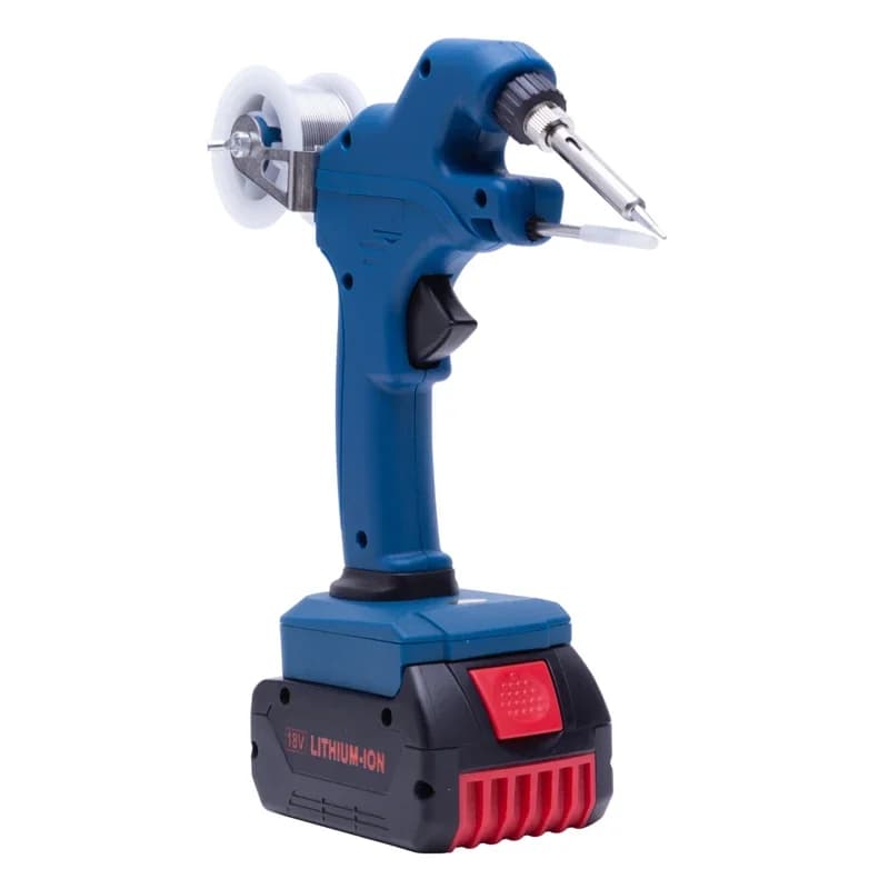 Pistola per saldatura portatile agli ioni di litio per batteria agli ioni di litio Bosch 18V con riscaldamento wireless, pistola per saldatura in ceramica per riparazione fai-da-te