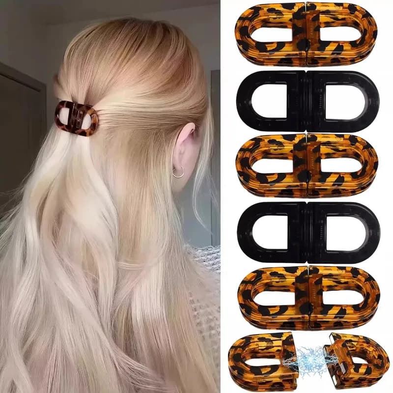 Fermaglio per Capelli Magnetico Antiscivolo Smart, Elegante Fermaglio Coreano Magnetico per Capelli, Accessori per Acconciature Donna e Ragazza