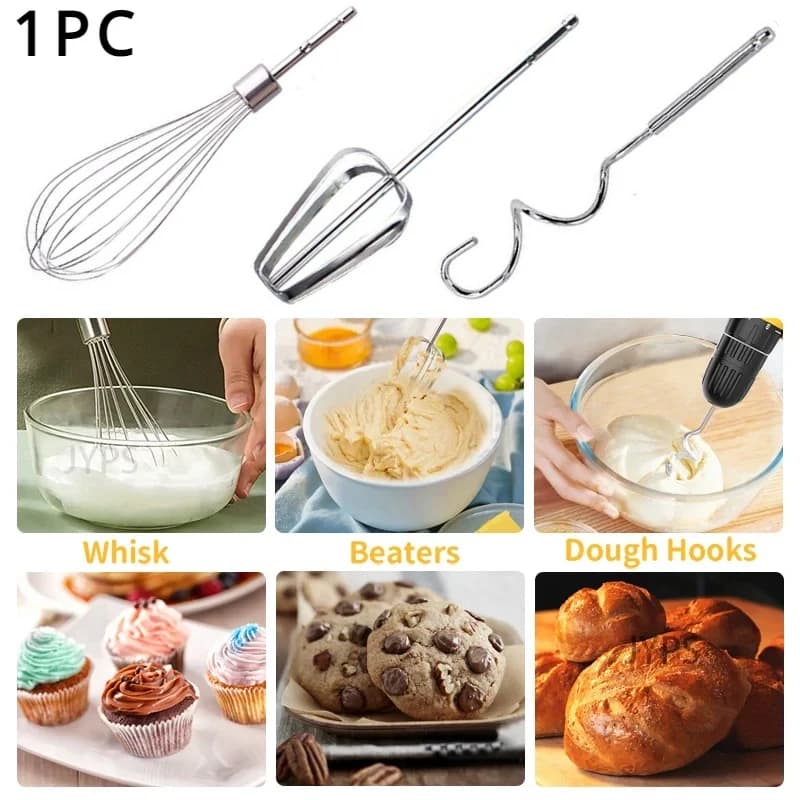 Frullino per le uova da cucina in acciaio inossidabile per la cottura delle uova Accessori da cucina Frusta per crema e burro Frullatore adatto per trapano elettrico