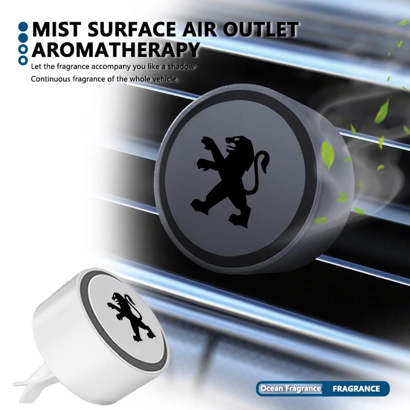 Car Air Outlet Aromatherapy Perfume Circular Aroma Diffuser For Peugeot Expert Rifter 206 307 308 3008 207 208 407 508 2008
