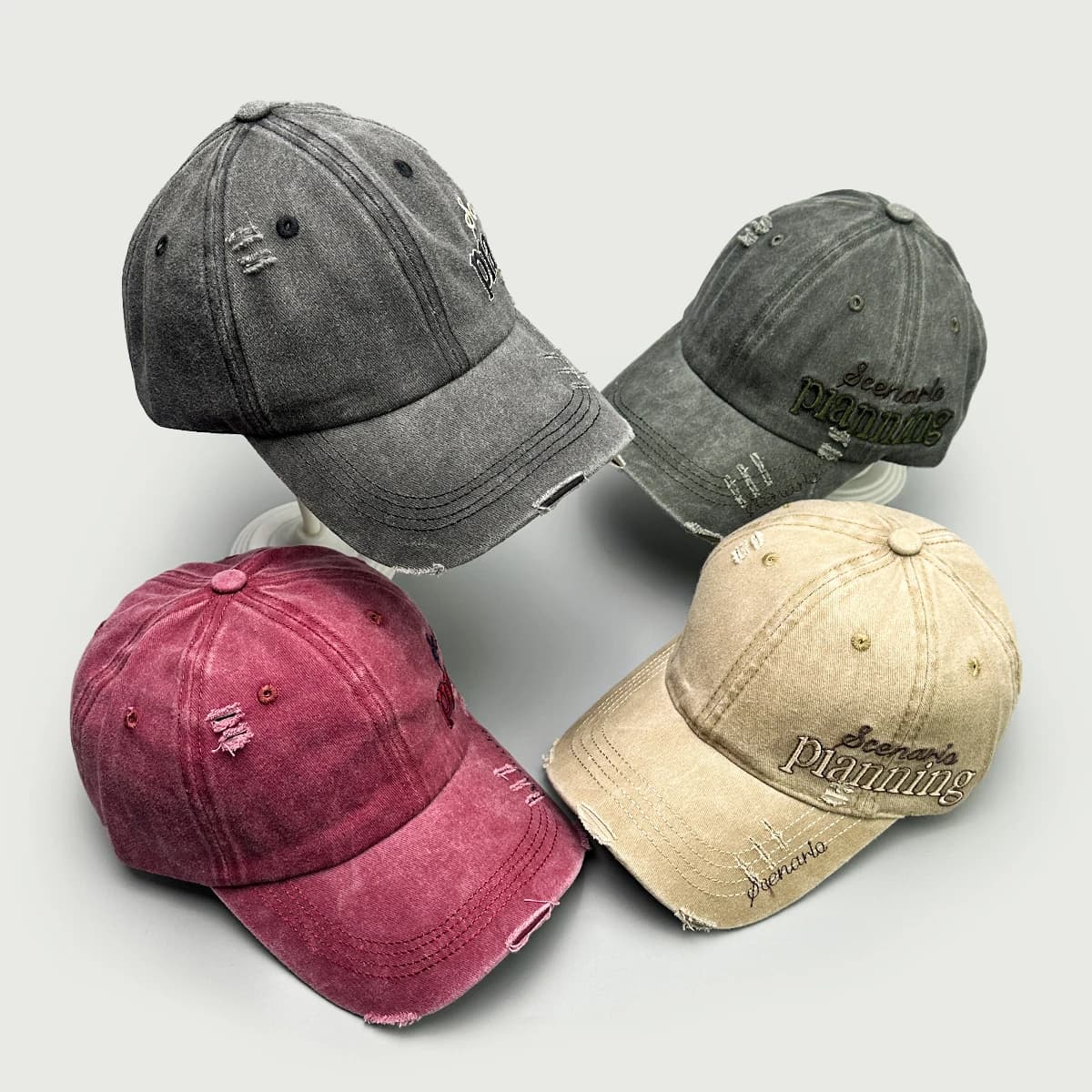 Nuovi Cappellini da Baseball con Ricamo Personalizzato, Unisex, Stile Vintage Versatile, Protezione Solare, per Esterni