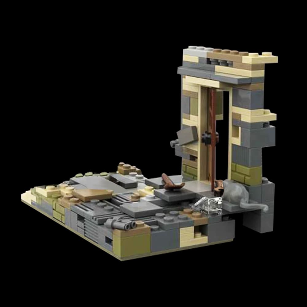 Gobricks MOC TLOU-Minimal-gioele e Elli l'ultimo di noi modello di film Building Block giocattoli educativi per regalo di compleanno per bambini