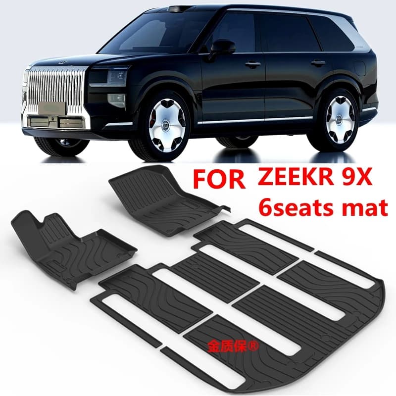 Utilizzare per ZEEKR 9X tappeto per auto ZEEKR 9X AllWeather Tappetino per bagagliaio ZEEKR 9X Set completo Trim to ZEEKR 9X tappetino impermeabile 9X