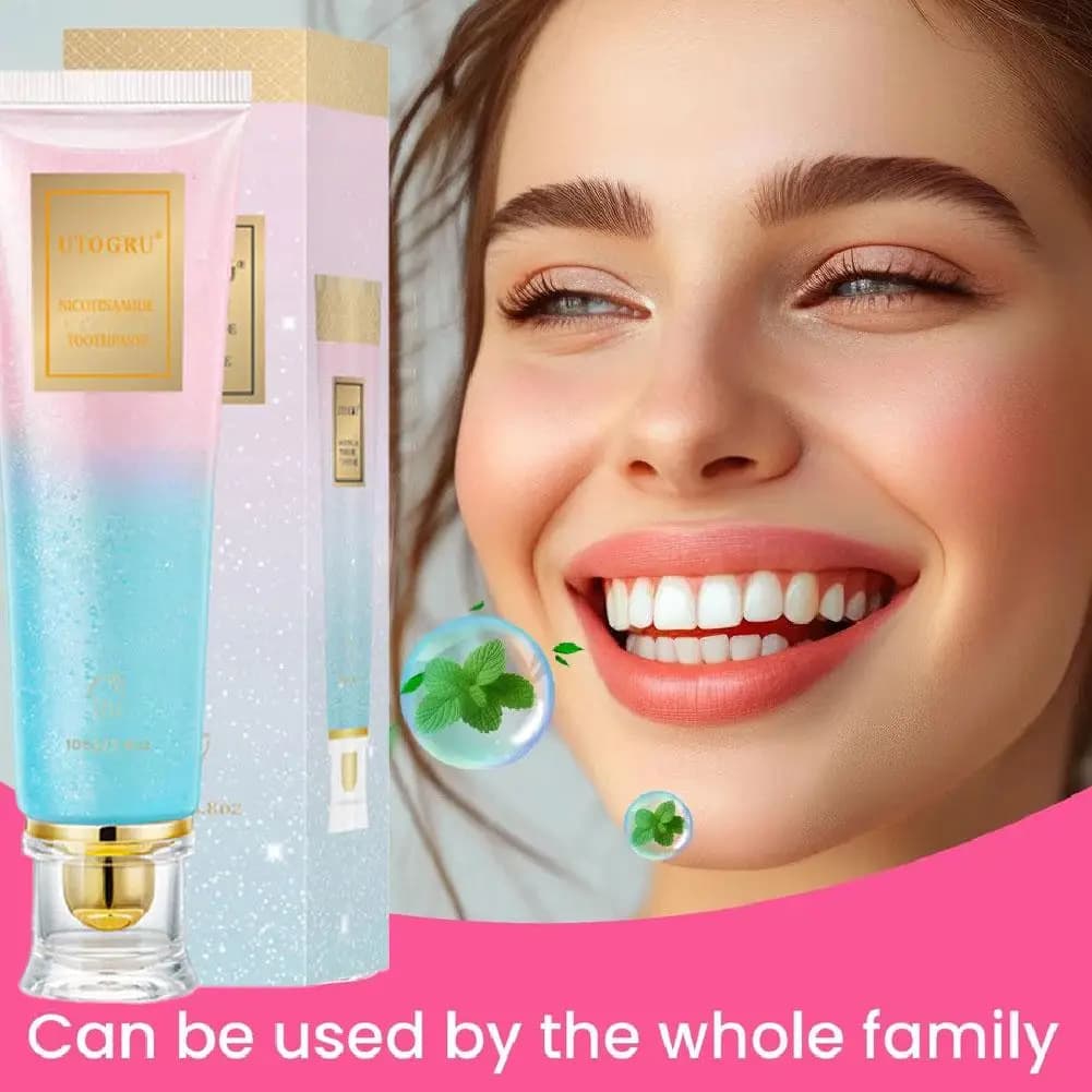 Dentifricio whitening niacinamide Remove tooth stains Fresh breath Clean deep clean Yellow toothaches Refreshing Oral hygiene