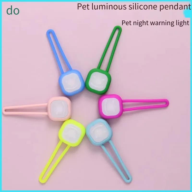 Ciondolo per cani per animali domestici, cucciolo illuminato, impermeabile, LED, sicurezza, lampeggiante, luce notturna, collare per animali domestici, per escursioni all'aperto, allenamento, passeggiate