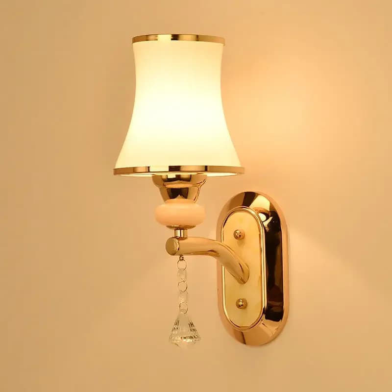 Applique da parete per interni Lampade da toeletta per bagno Lampade da parete in vetro a specchio per luci da toeletta laterali per camera da letto per lavandino del bagno