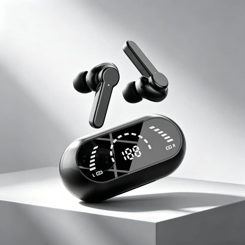 TWS Wireless Earphone Bluetooth 5.4 Headphones Sport Gaming Headset Noise Reduction Earbuds Bass Touch Control