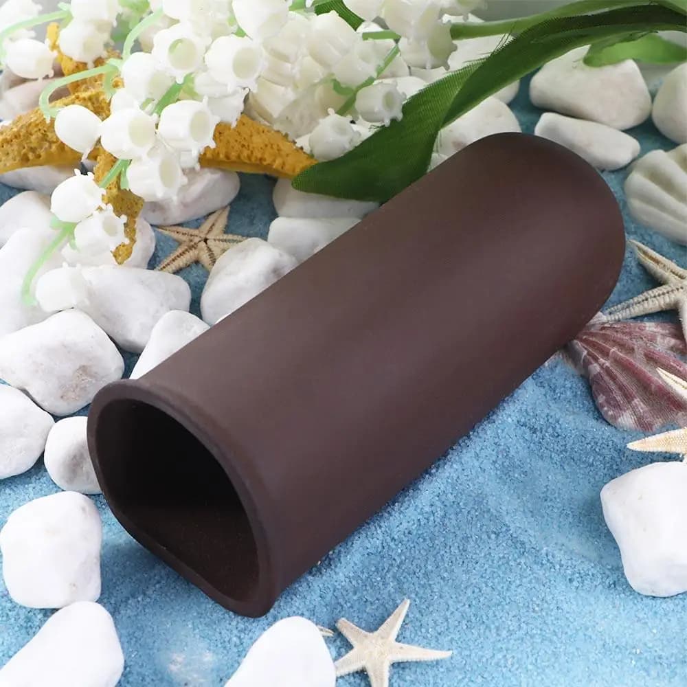 New Fish Tank Cave Aquarium Shelter Ceramic Shrimp Spawn Live Hide Ornament Breeding