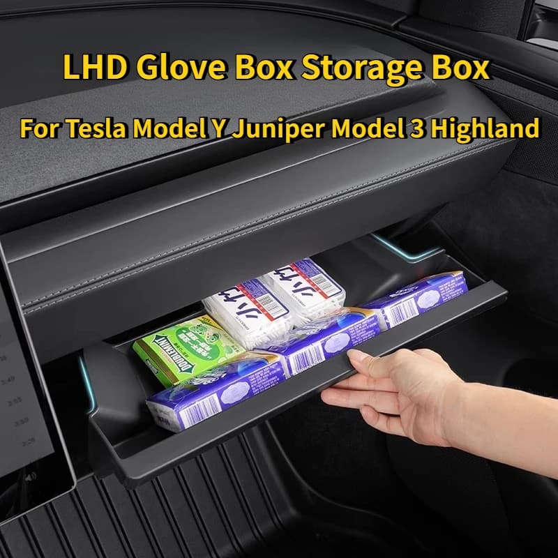 LHD for Tesla Model 3 Highland Model Y Juniper 2025 (not for RHD) Car holders Tray Pallet case Organizer Accessories for storing objects