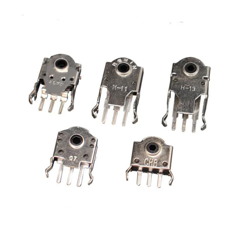 10Pcs Mouse Encoder Wheel Decoder 5/7/9/11/13mm Scroll Switch Repair Kit Spare Parts for PC Gaming Mouse Repair