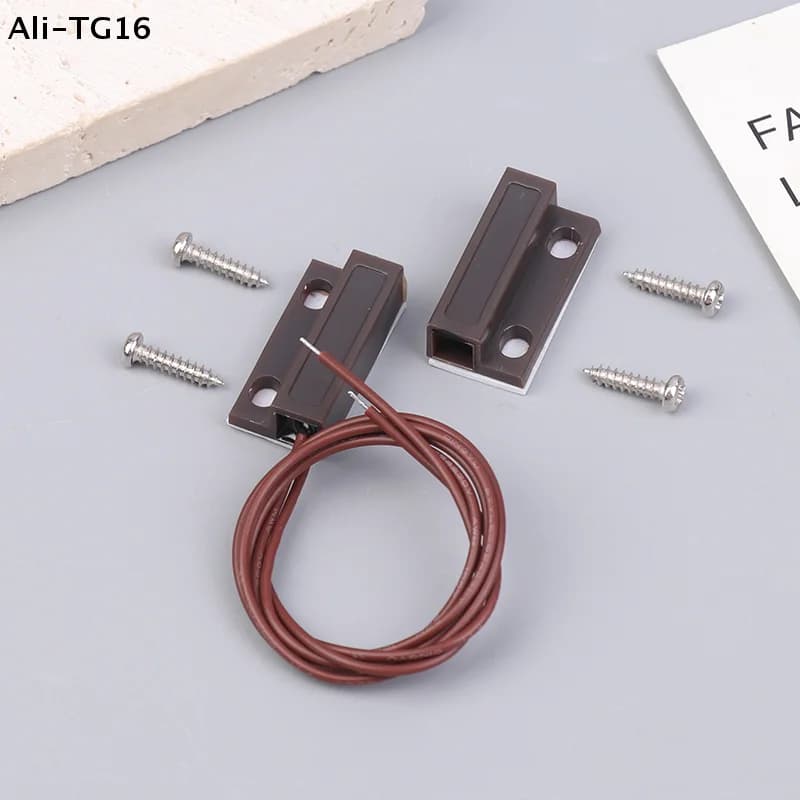 【AYA】MC-38A Sensore Magnetico Cablato per Porte e Finestre NC/NO, Interruttore per Sistema di Allarme Domestico, Rilevatore Reed Switch