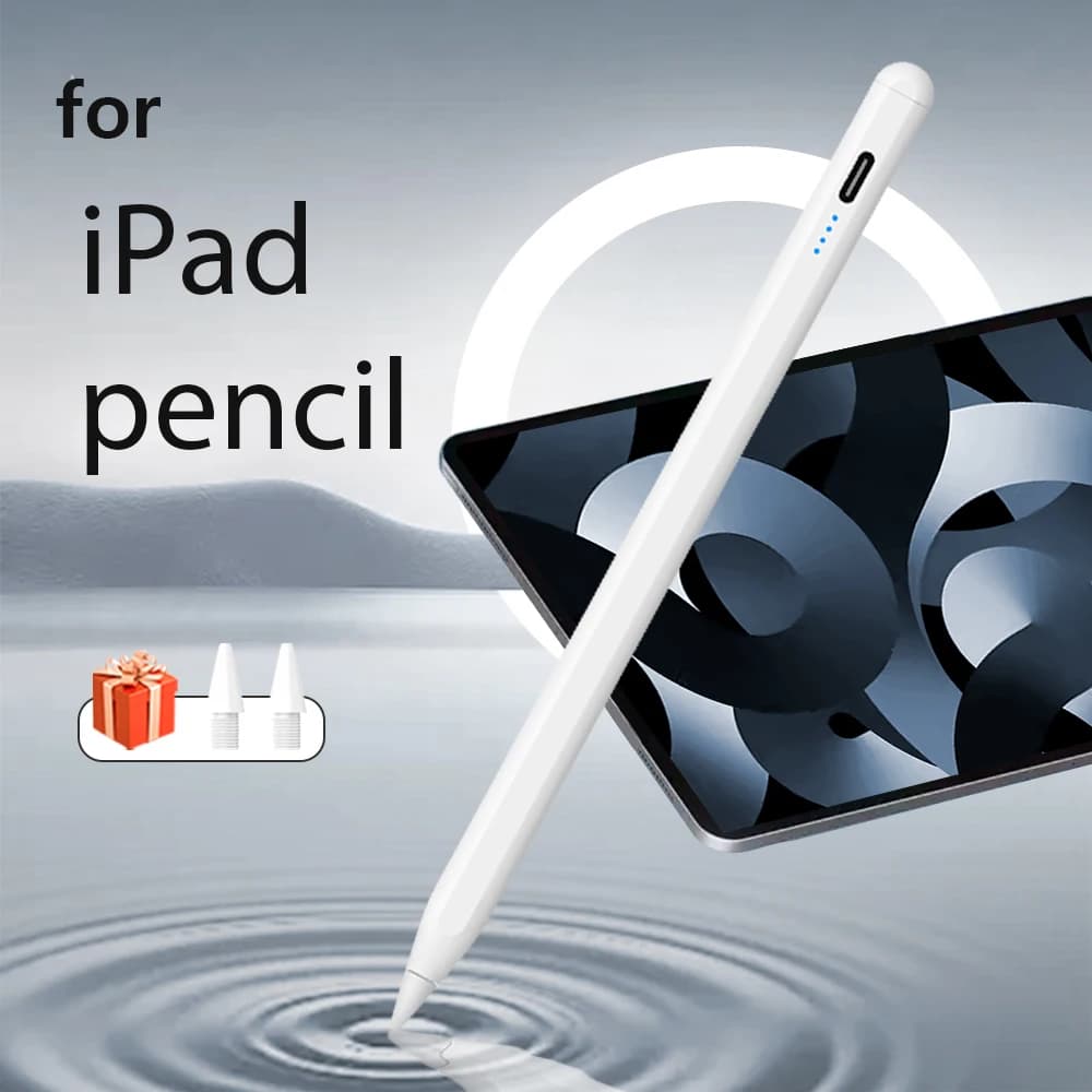 Per l'Ipad Pencil Reject Palm Apple Pencil con adsorbimento magnetico Accessori per tablet stilo per iPad Penna stilo in standby extra lungo
