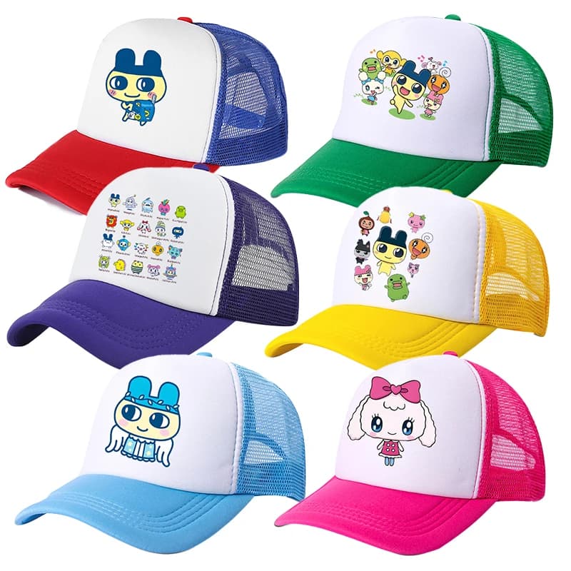 Tamagotchi Girl Boy Baseball Cap Kawaii Sun Hat Parent Child Couple Casual Outdoor Hats Women Men Peaked Cap Birthday Gift 2026