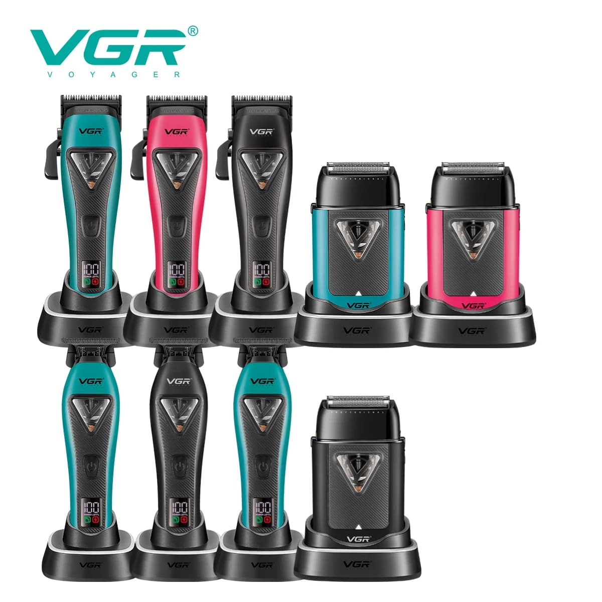 3-in-1 VGR electric haircut set, 11000 RPM high-end Maglev haircut, professional electric shaver V-035 S3