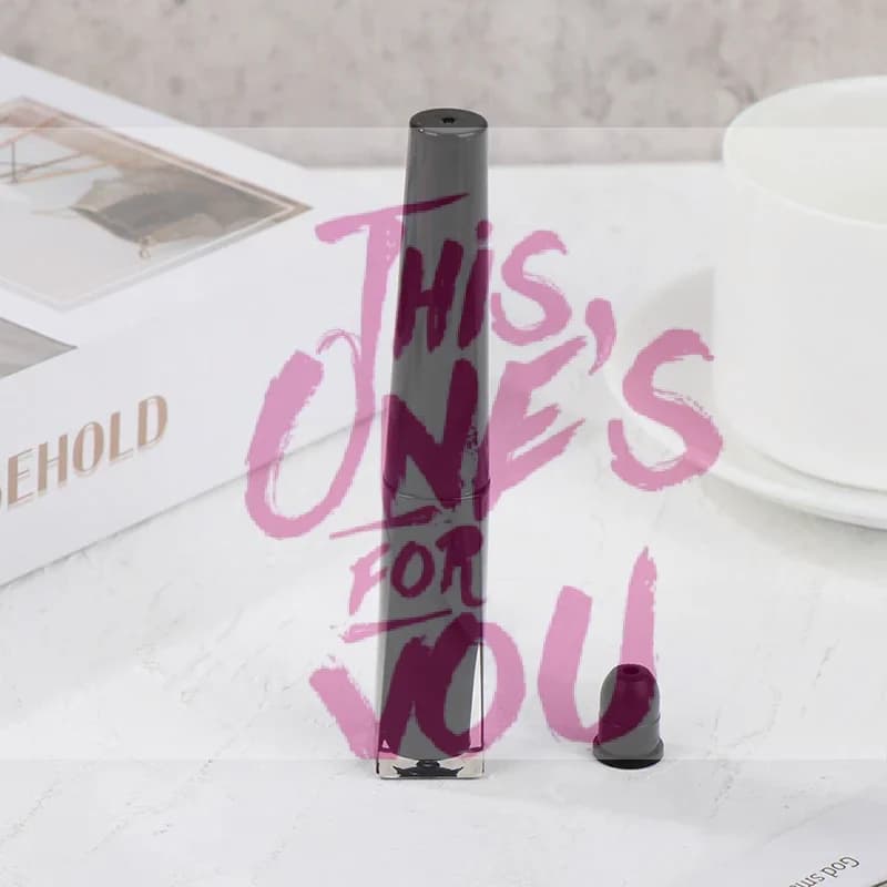 1 Piece Empty 3ml Black Mascara Tube with Eyelash Flacons, Cosmetic Container Rechargeable for Mascara