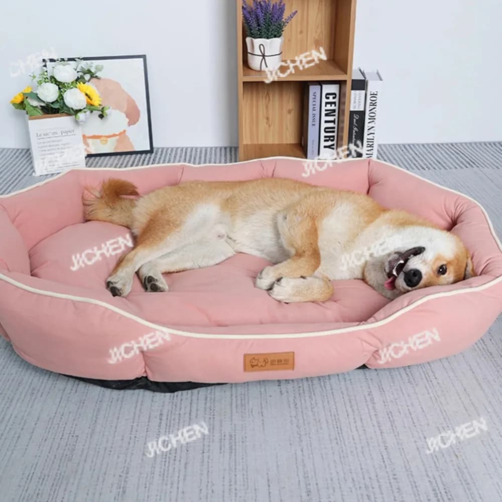 Letto per cani in velluto scamosciato imitazione Soffice morbido tappetino per cani traspirante ad alto rimbalzo Letti Accessori per cani antiscivolo resistenti ai morsi