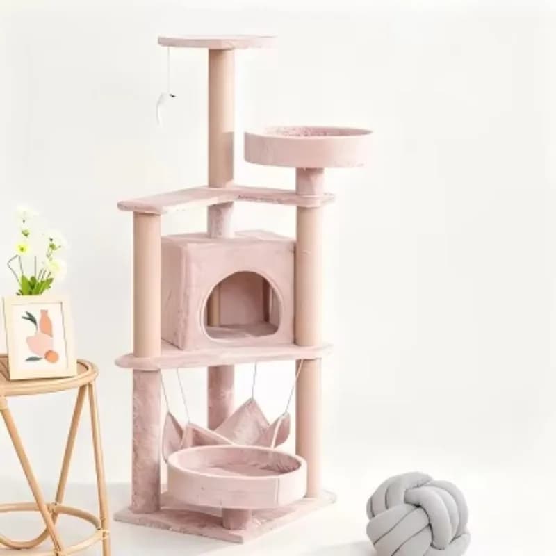 Durable Wooden Material Custom Factory Direct Supply Pet Furniture Suitable for Large Cats cat Tree Stand