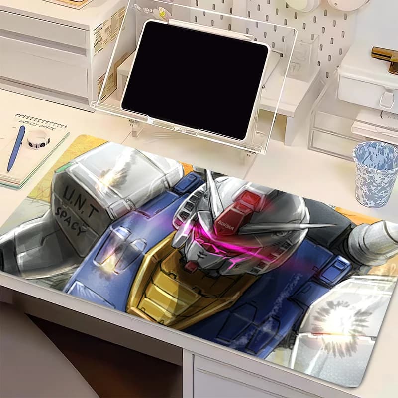 Tappetino per mouse Anime Mechanical Warrior RX-78-2 G-gundam 90x40cm Gamer Tablet Varmilo Tappetino per tastiera Tappetino per laptop Accessori per laptop Mousepad