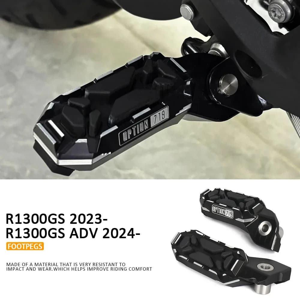 Pedane R1300GS R 1300 GS Adventure Accessori Nuovo Moto Driver Poggiapiedi Rider Pedane Per BMW R1300 GS 2023 2024 2025