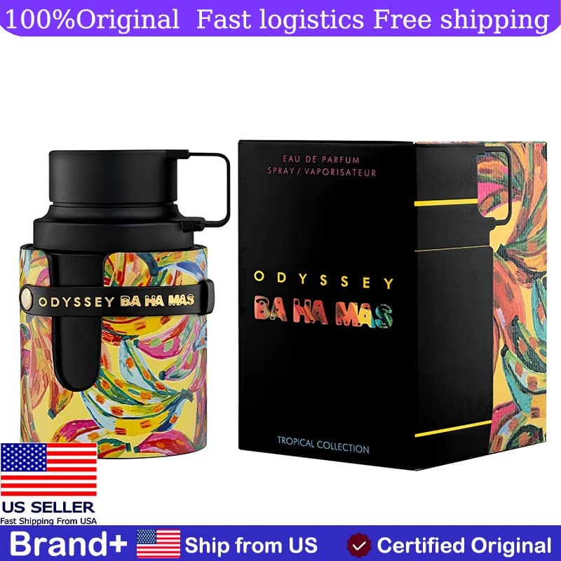 Armaf Odyssey Ba Ha Mas Tropical Collection Eau De Parfum Spray, Fragranza Unisex a Lunga Durata, 100ML, Colonia con Feromoni Portatile