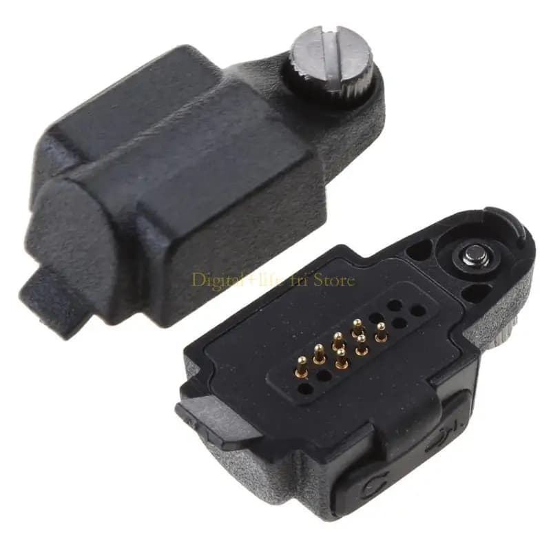 Adattatore audio a connettore a 2 pin Walkie-talkie auricolare per GP328Plus Retevis RT29 RT48 RT82 Ailunce HD1