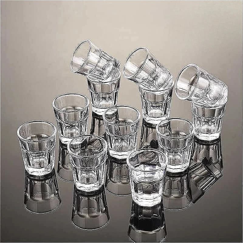 6 pz Set Squisito Trasparente Bicchiere Da Whisky Partito Piccolo Bicchiere Da Vino 20 ml/26 ml/35 ml Baijiu Tazza Personalizzato Bicchiere Da Vino Estero