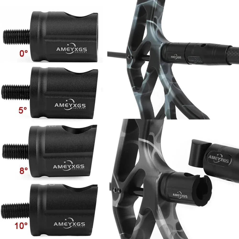 Archery Balance Bar Connector 0 5 Degree Quick Detach Joint Stabilizer Shock Absorption Accessory for Bow Target Practice