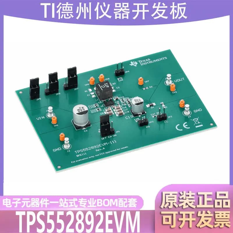 TPS TPS 552892 EVM-111-36 v 8 to / 4 to I square C fully integrated buck/boost converter evaluation module