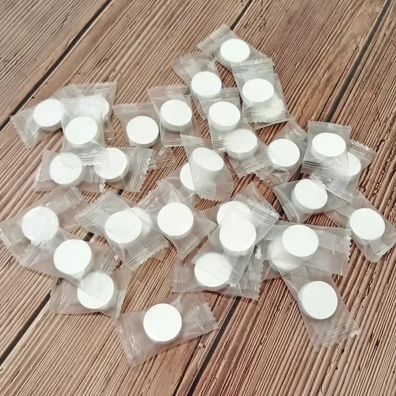 Asciugamano monouso portatile da viaggio all'aperto, tovagliolo morbido, salviette per la pulizia dei tessuti perfette, 50 pezzi/borsa
