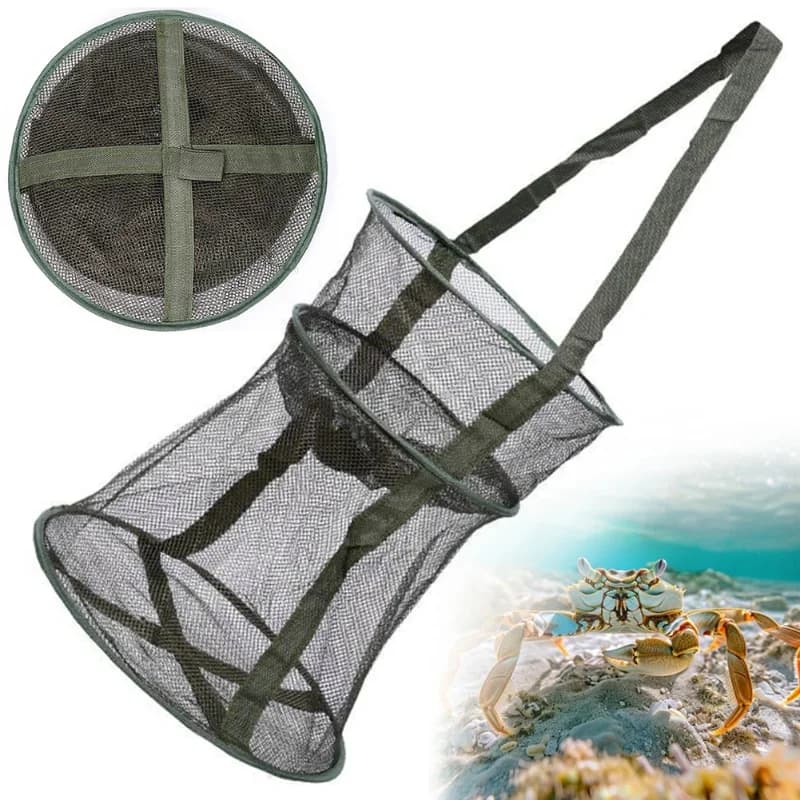 Rete da pesca pieghevole Trappola per pesci per gamberetti/carpa/altelli Rete da pesca - Attrezzatura da pesca perfetta per gli appassionati all'aperto