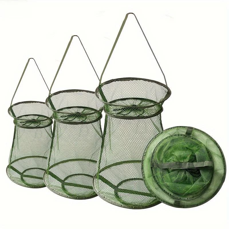1Pcs Fish Basket Fish Guard, Uncoated Portable Fish Basket Fish Guard, Fishing Supplies