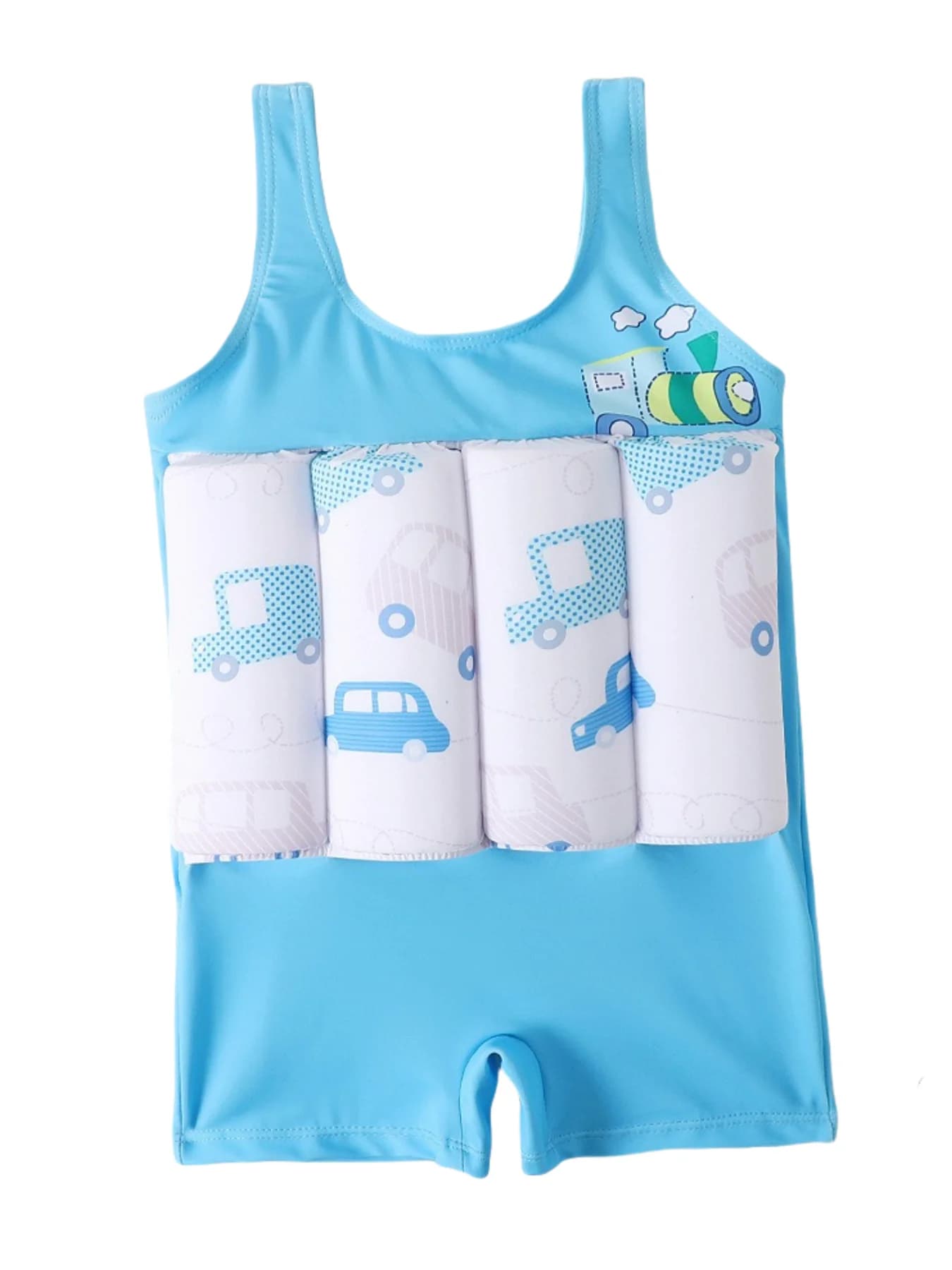 Floating swimsuit for babies, adjustable and removable, full floating vest for children and girls, for summer, beach and swimming