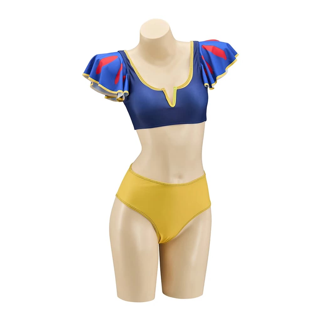 Classic Princess Costume Adult Souls Women Swimwear Tankini Swimwear Halloween swimsuits Princess Cosplay Role Game For Party