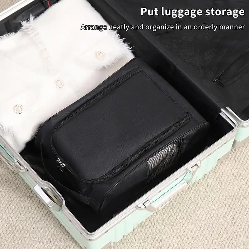 Wholesale Portable Oxford Cloth Shoe Carrier Bags Breathable Lightweight Handbag Dustproof Football Tennis Shoe Bag