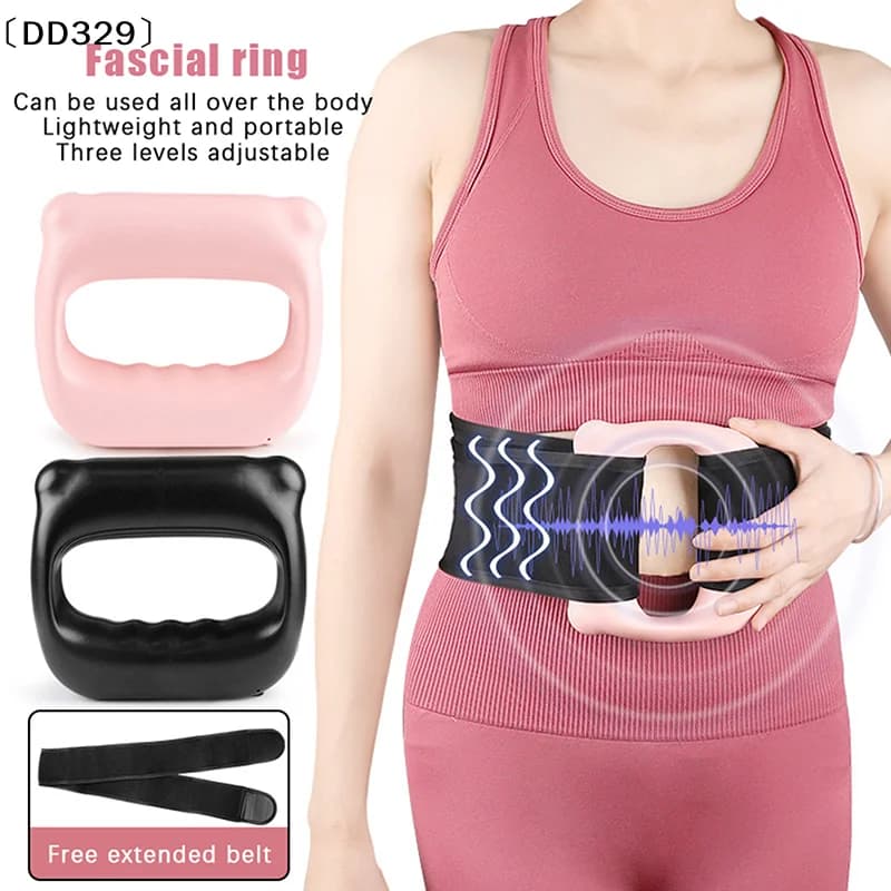 Multifunctional massage ring for the whole body with vibration and belt to burn fat and shape the body stressDD329 treating