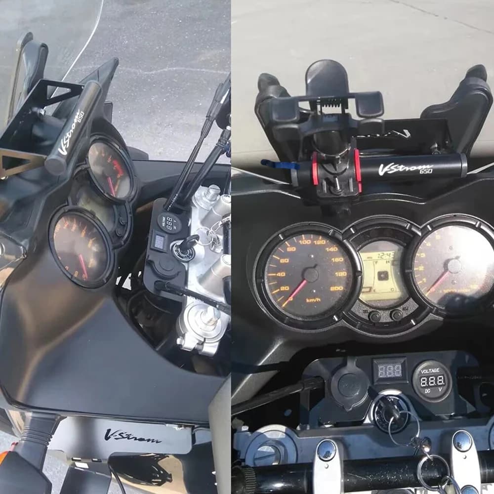 Moto Smart Phone Supporto Del Basamento Piastra di Navigazione GPS Staffa Per Suzuki V-Strom 650 DL 650 ABS 2004 2005 2006 2007 2008-2011