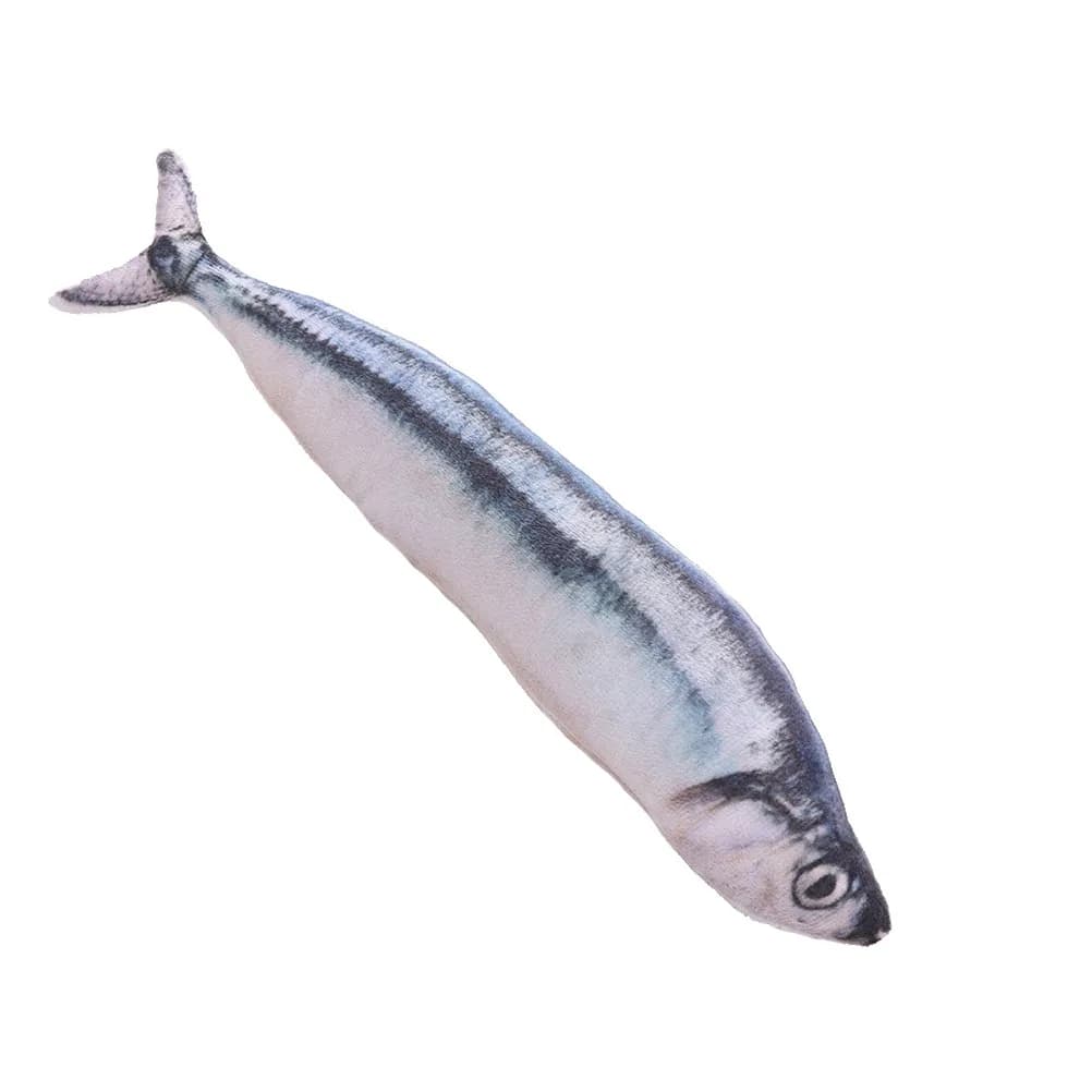20Cm Unique 3D Fish Shape Throw Pillow Soft Comfortable Home Bedroom Car Office Decor Party Gift Christmas Stuffed Fish Pillow