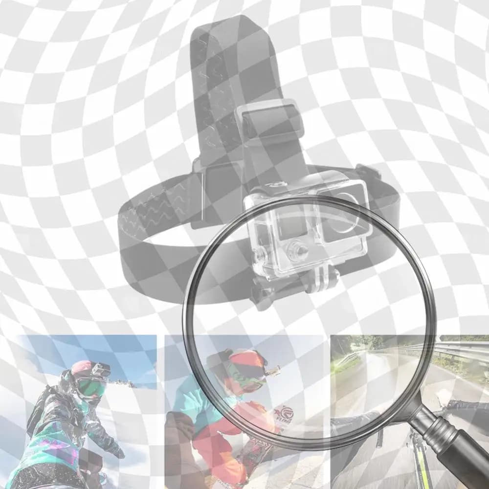 Adjustable Head Strap Belt Camera Mount Band for GoPro Sjcam Yi Action Camera