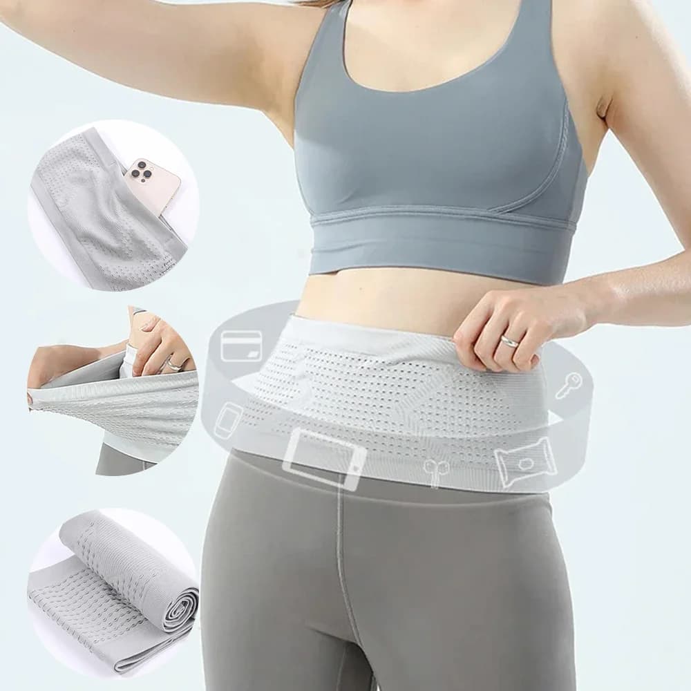 Seamless Running Waist Sports Waist Unisex Mobile Phone Bag Gym Fitness Jogging Race Bike Bag