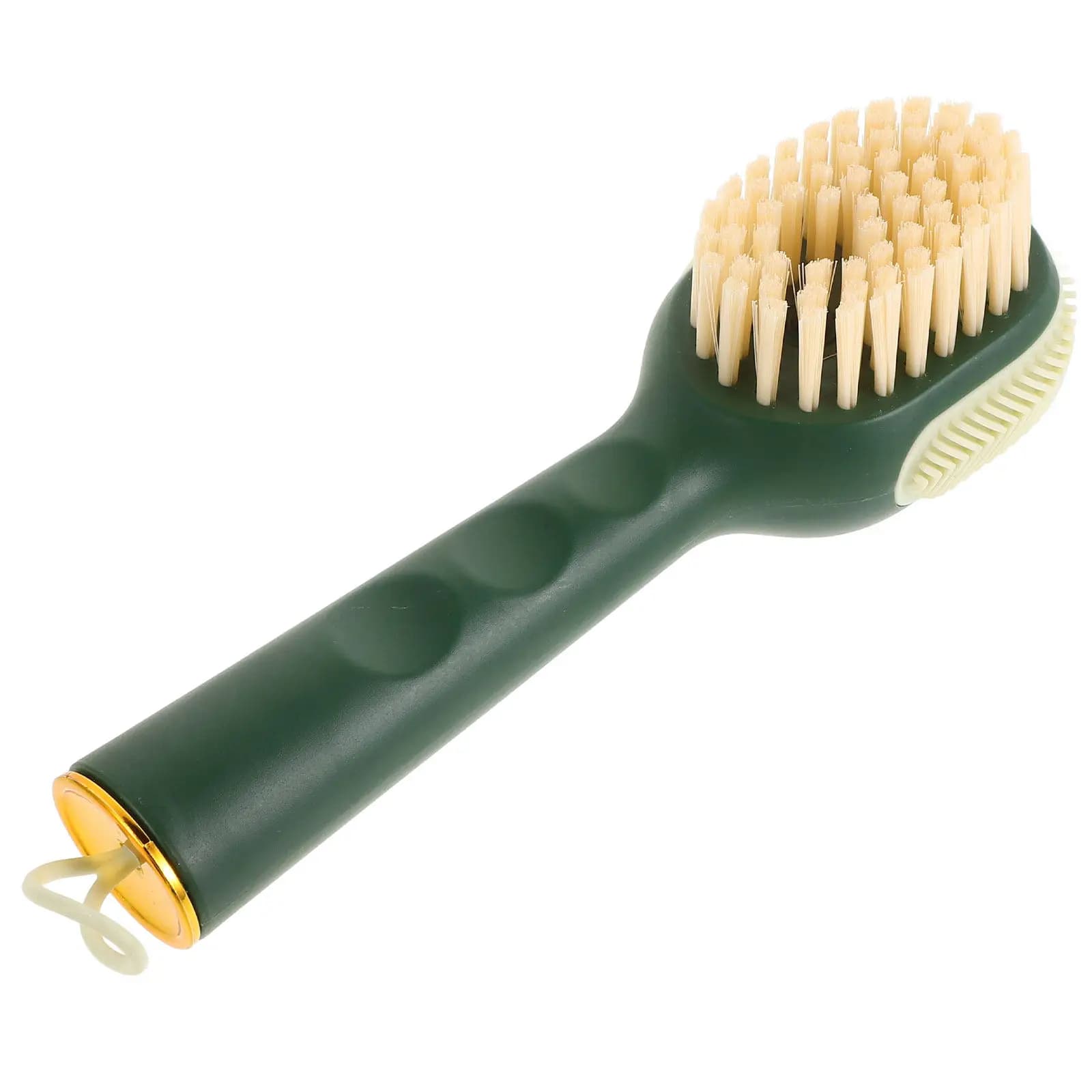 Spazzola Multifunzionale per Scarpe con Liquido Integrato, Setole Morbide, Uso a Secco e Bagnato, Spazzola per Pulizia Domestica, Rimozione Macchie da Vestiti e Scarpe