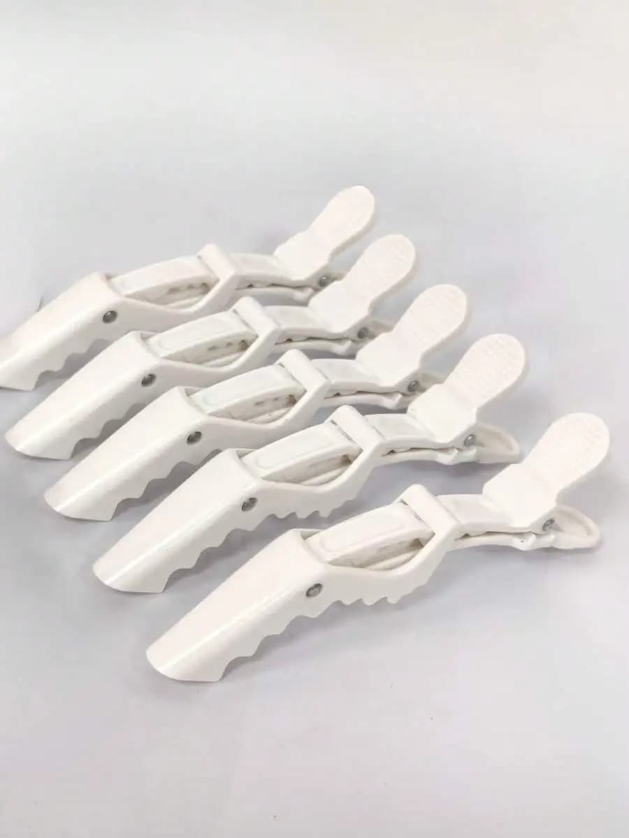 5/10pcs Professional Crocodile Hair Clip For Straightening Cutting Dyeing Salon Home Diy Styling