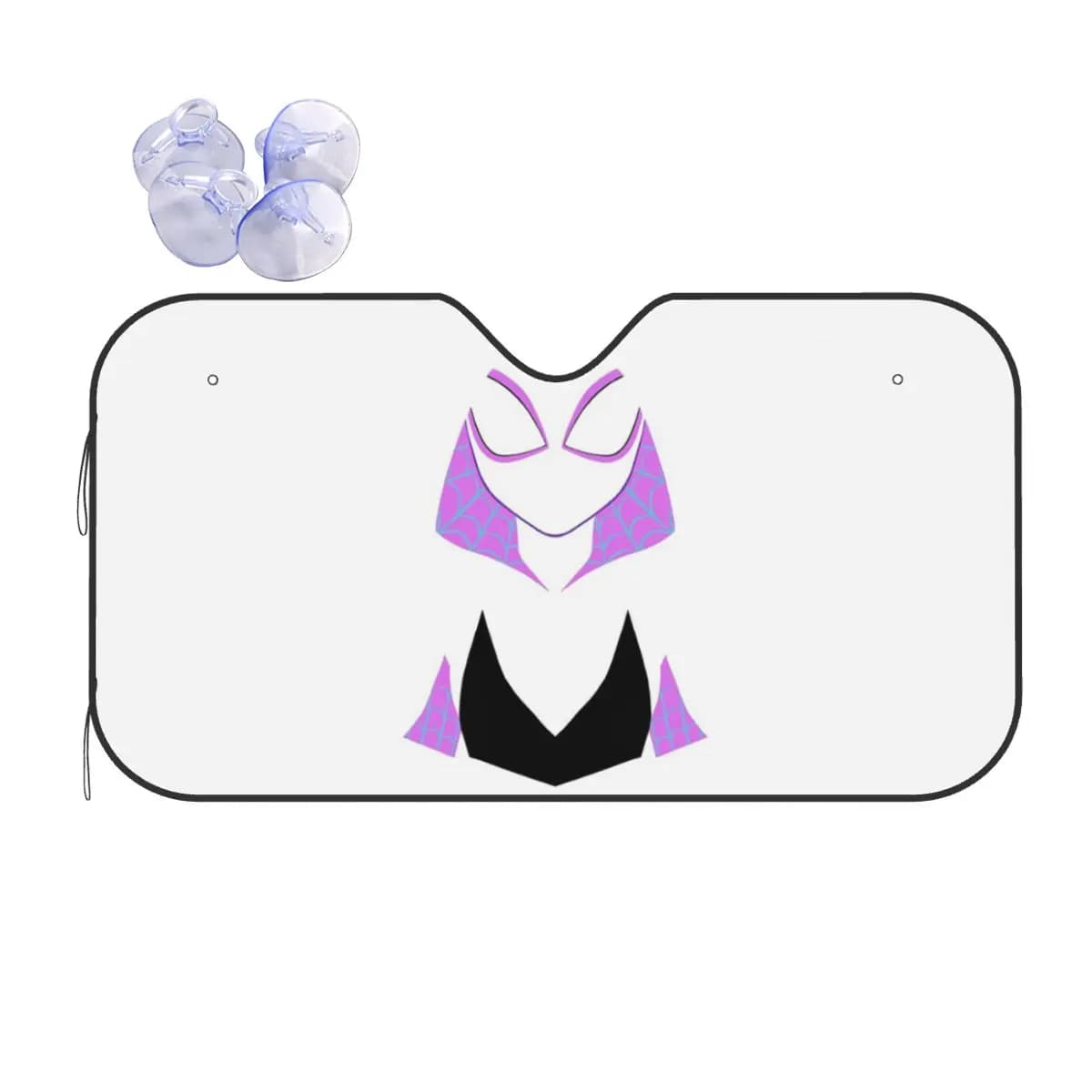 Gwen Stacy Spider Versione superiore Parasole Parabrezza Auto Parabrezza anteriore Finestra Visiera parasole Accessori Coperture