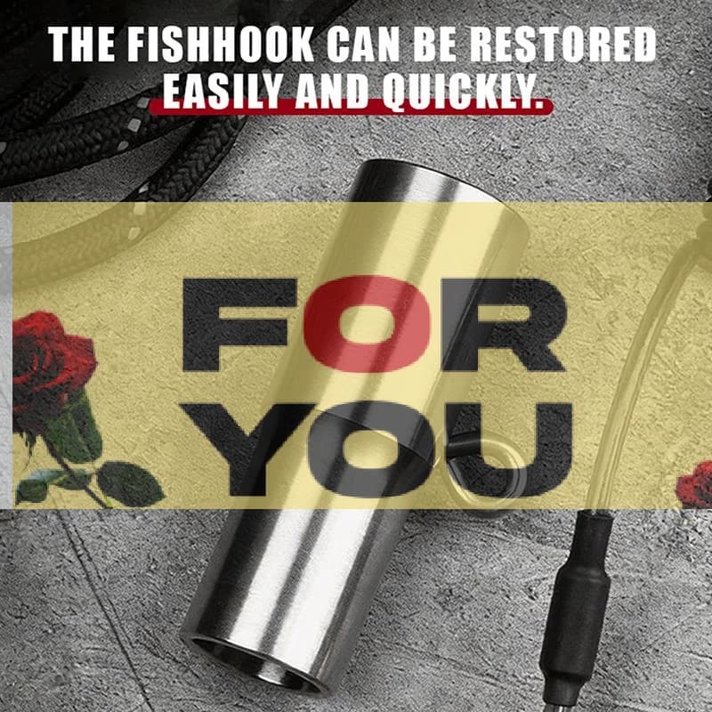 【OD】Stainless Steel Squid Hook Corrector Octopus Hook Recovery Tool For Carp Fishing Hook Needle Fishing Equipment