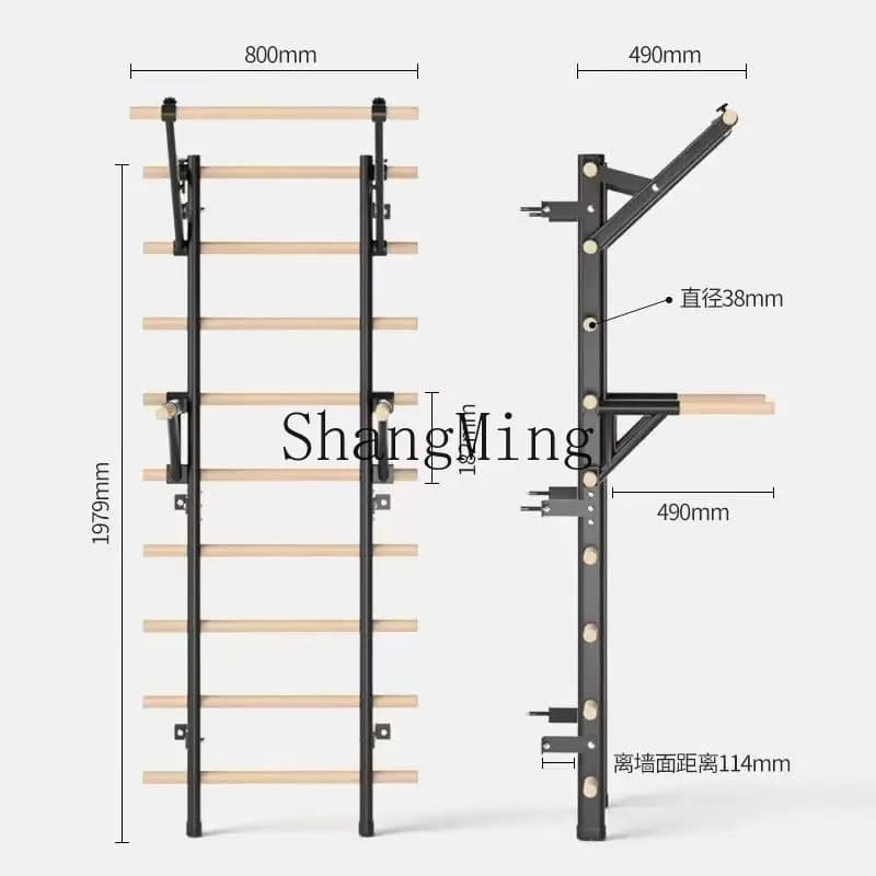 CL Indoor Dance Horizontal Floor Bar Pull-Up Rehabilitation Stretching Fitness Rack Climbing Leg Press