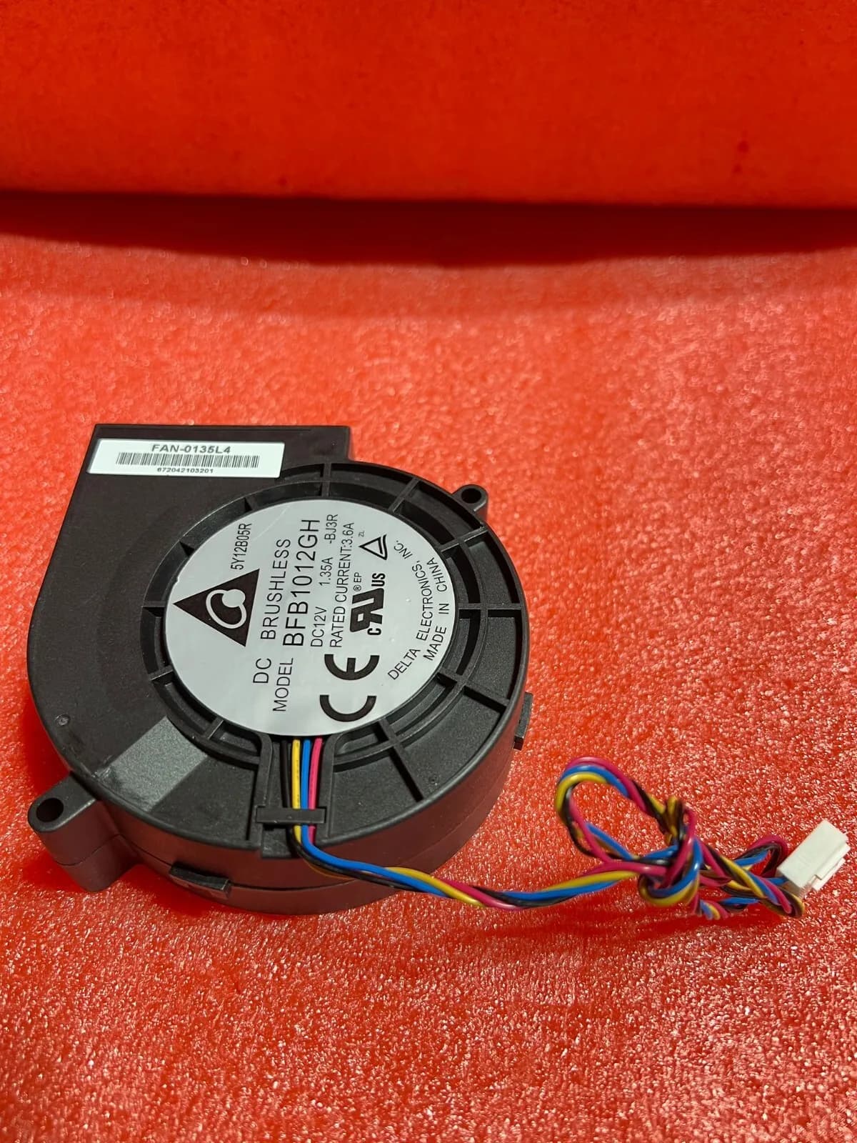 PER Supermicro Delta (BFB1012GH-BJ3R) Ventola -0135L4 97mm Ventilatore 12v 1.35a-