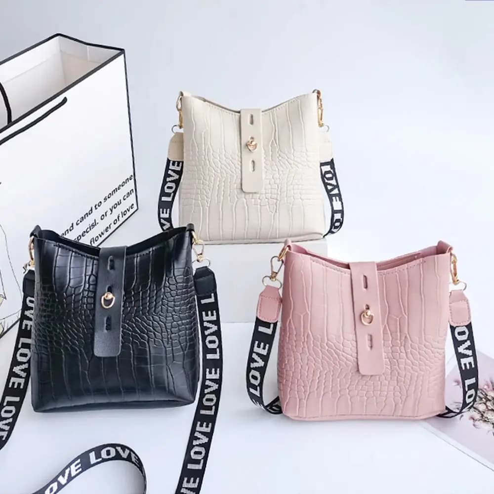 Women's Shoulder Shoulder Bag with Leather Shoulder Bags