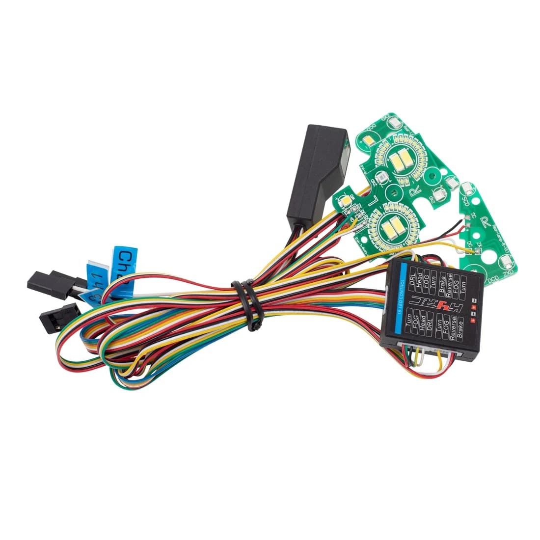 Sistema di illuminazione a LED Gruppo lampada anteriore e posteriore per Traxxas TRX4 Defender TRX-4 1/10 RC Crawler Indicatori di direzione per auto Luci dei freni