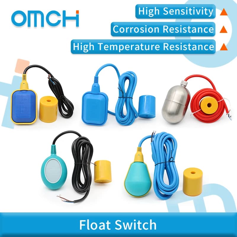 OMCH Float Switch Plastic Water Level Control Liquid Standard Home Pool Beverage Tank Automatic Manage Switching Electric Cables