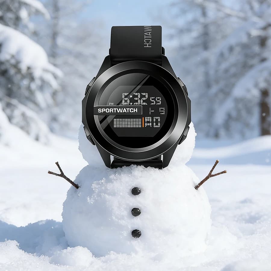 Orologi LED Sportivi da Uomo, Marca di Punta, Orologio Digitale Multifunzione in Gomma, Orologio Elettronico per Atleti e Fitness